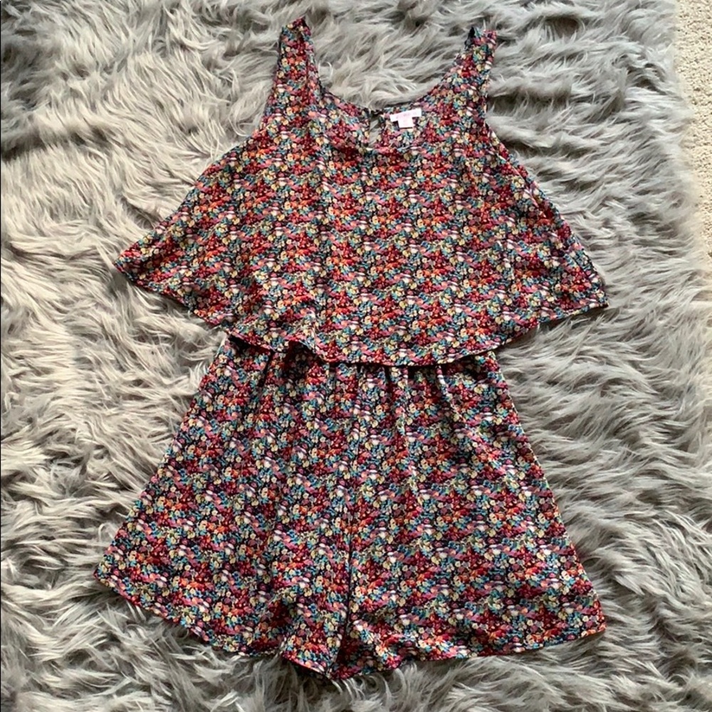 Youth: flower romper
